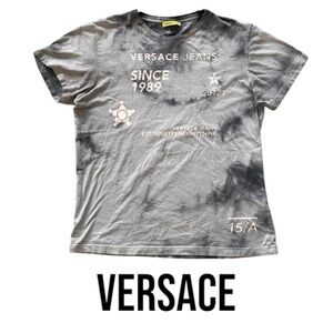 VERSACE JEANS T Shirt | Tie Dye Blue | Men’s Medium